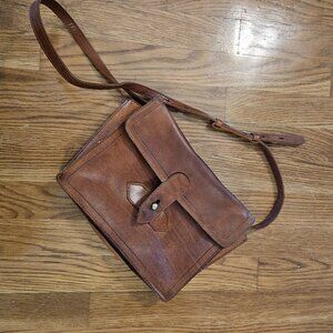 Madewell Brown Leather Convertible Purse